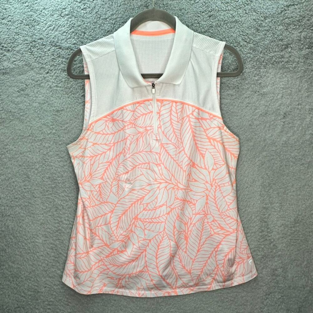 FILAWomen's XL‎ Tennis Golf Sleeveless Top 1/4 Zip Breathable Activewear Outdoor